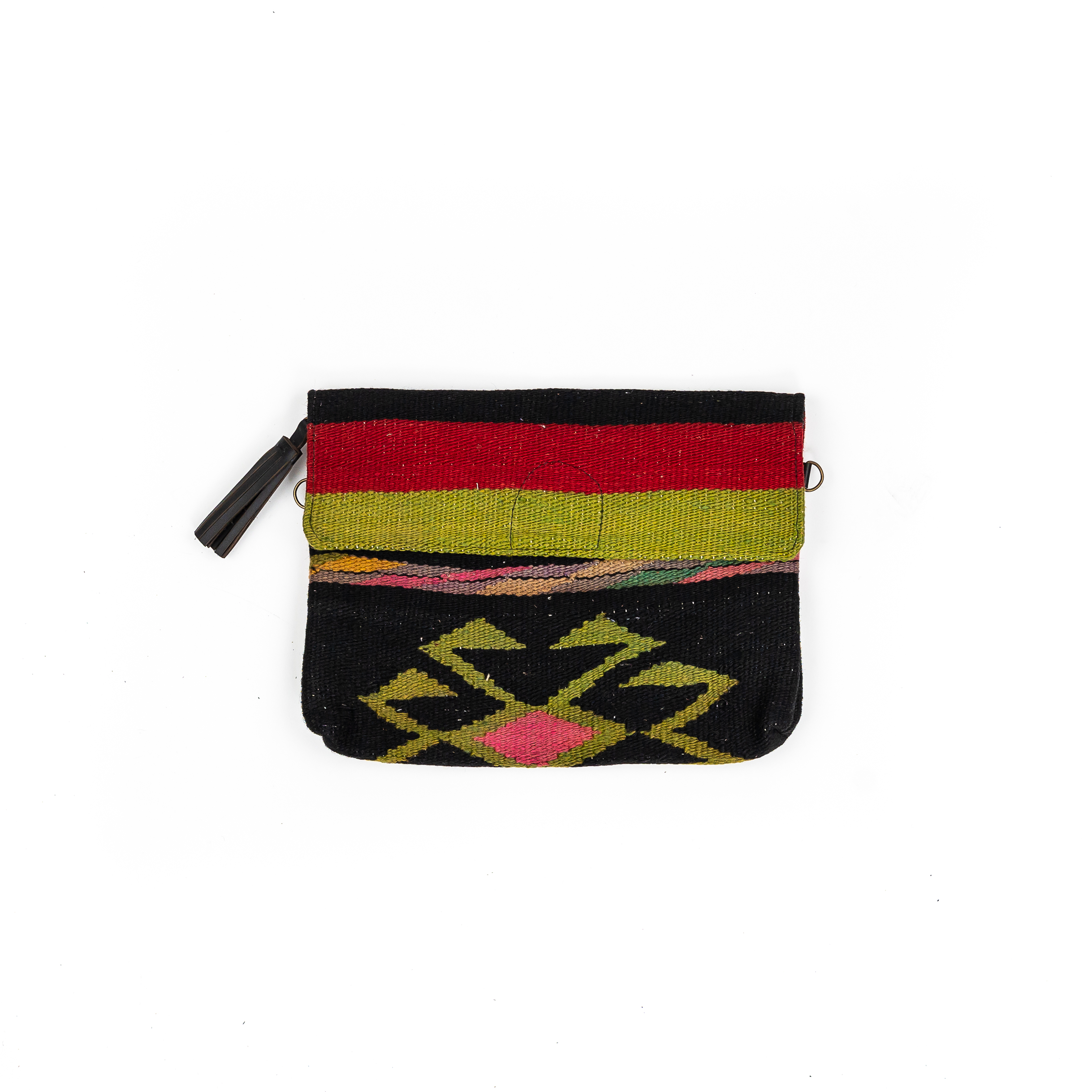 FC12 Flap Kilim  Clutch Front