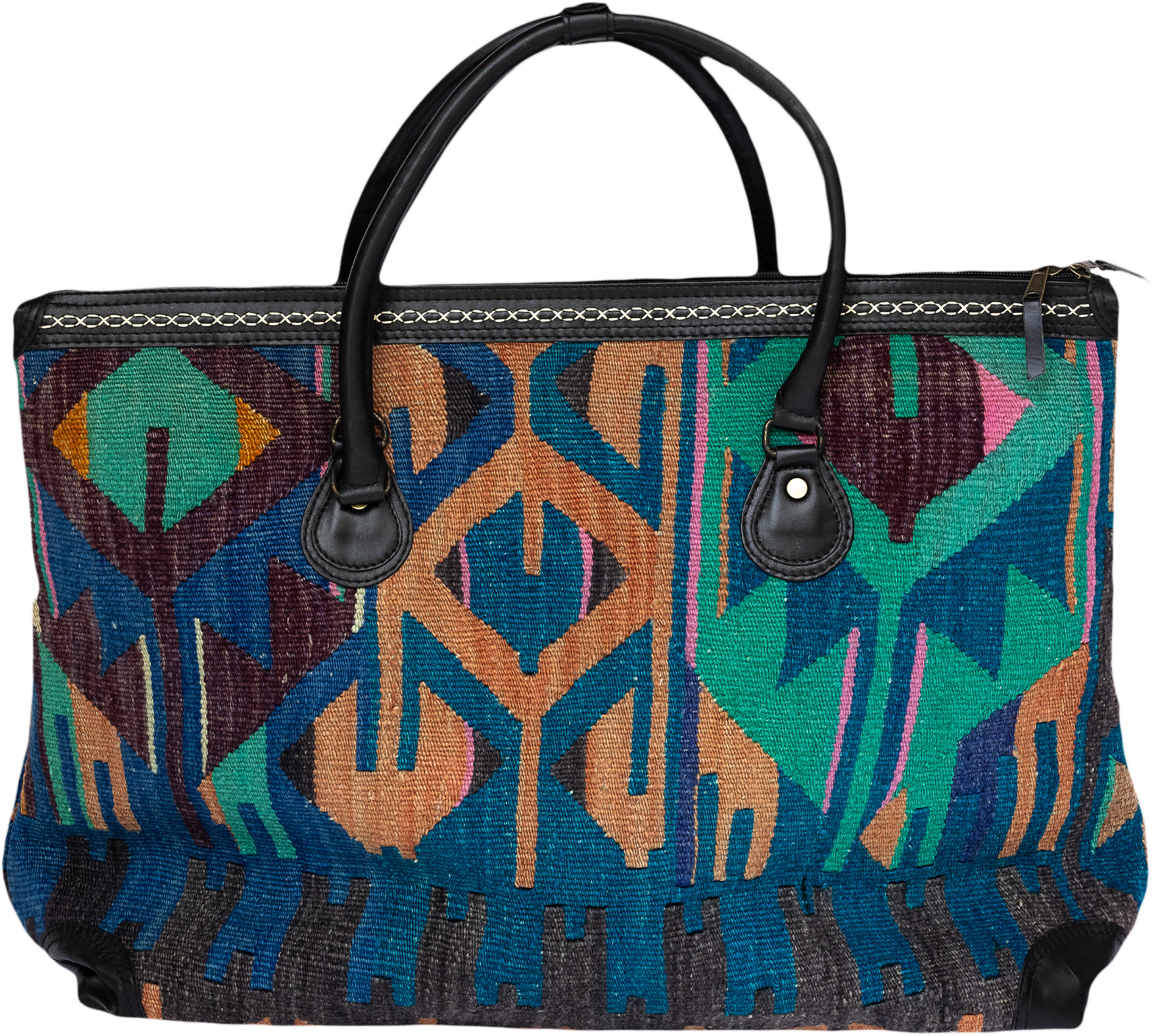 LTB4 Large Kilim Tote Bag Back