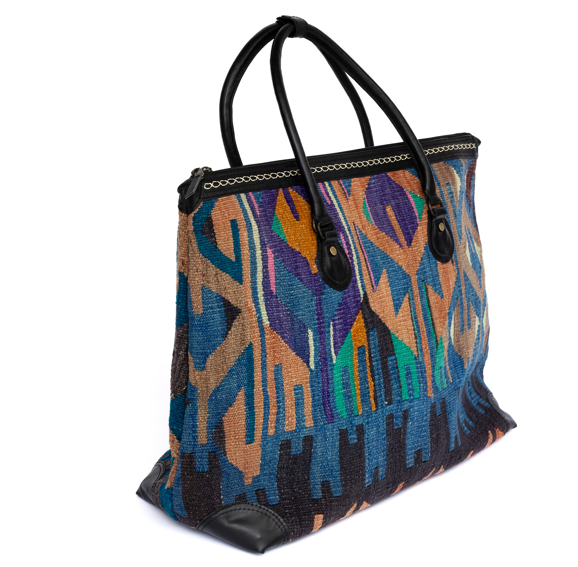 LTB4 Large Kilim Tote Bag Side