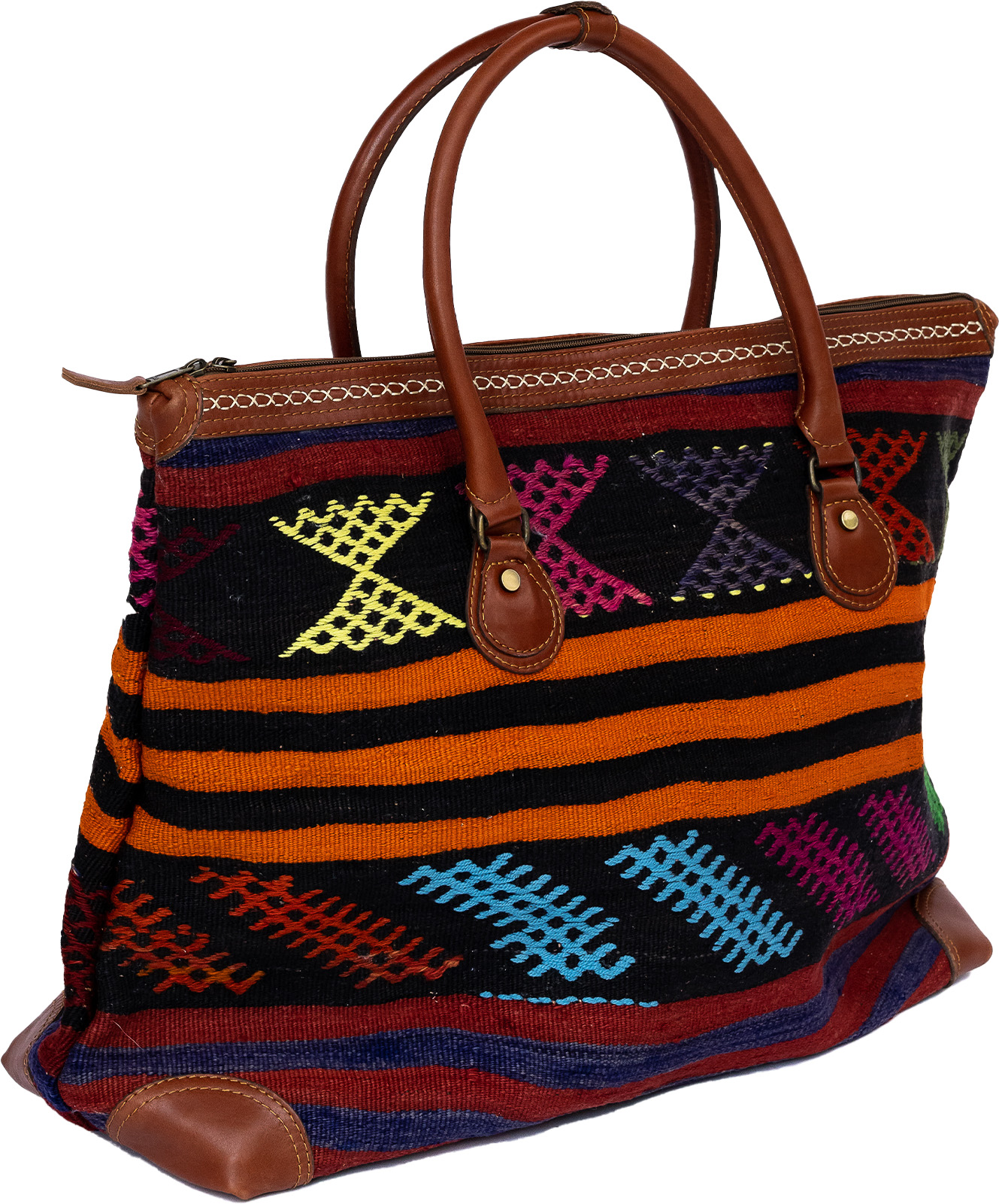 LTB5 Large Kilim Tote Bag Front