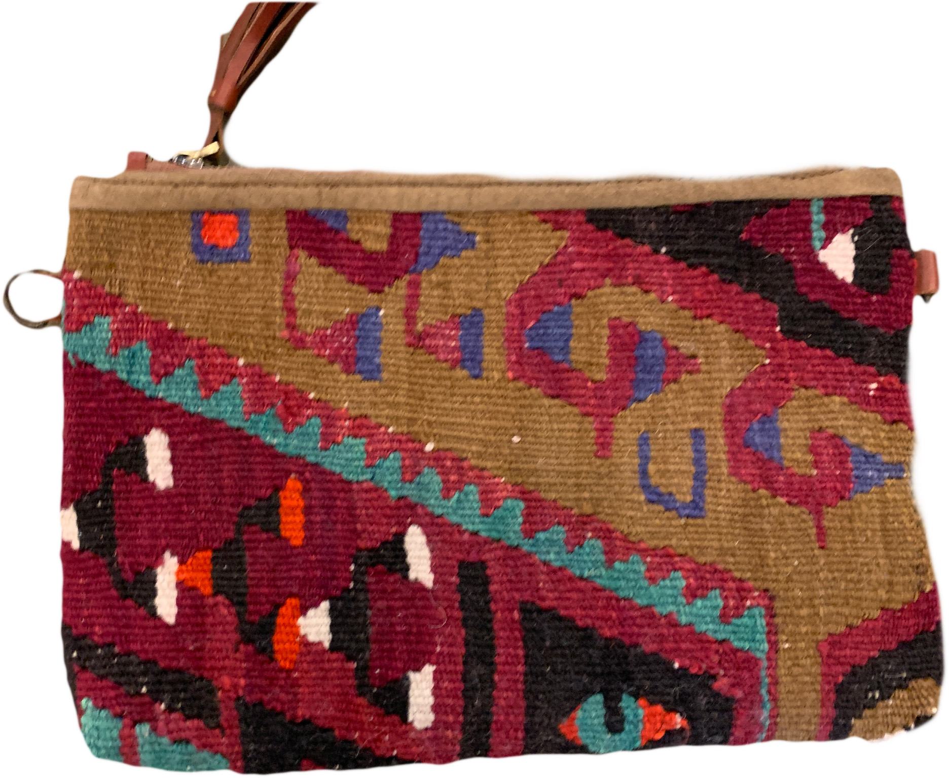 SC18 Single Side Kilim Clutch Front