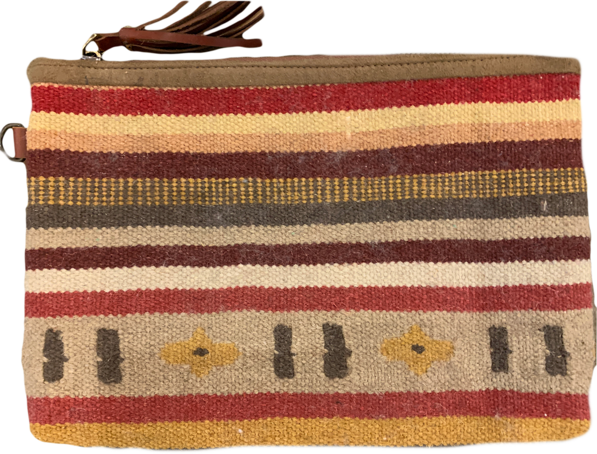 SC19 Single Side Kilim Clutch Front