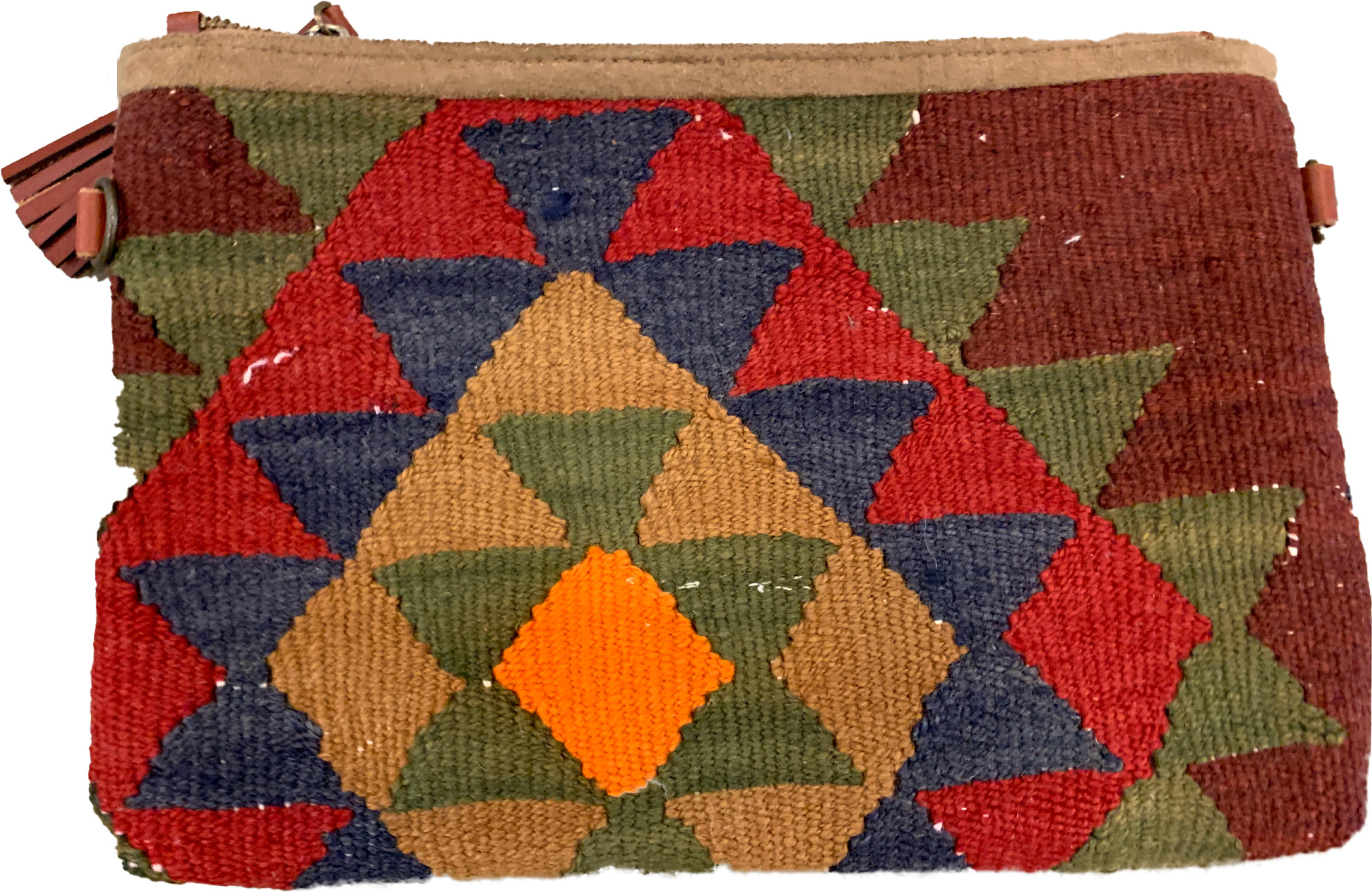 SC27 Single Side Kilim Clutch Front