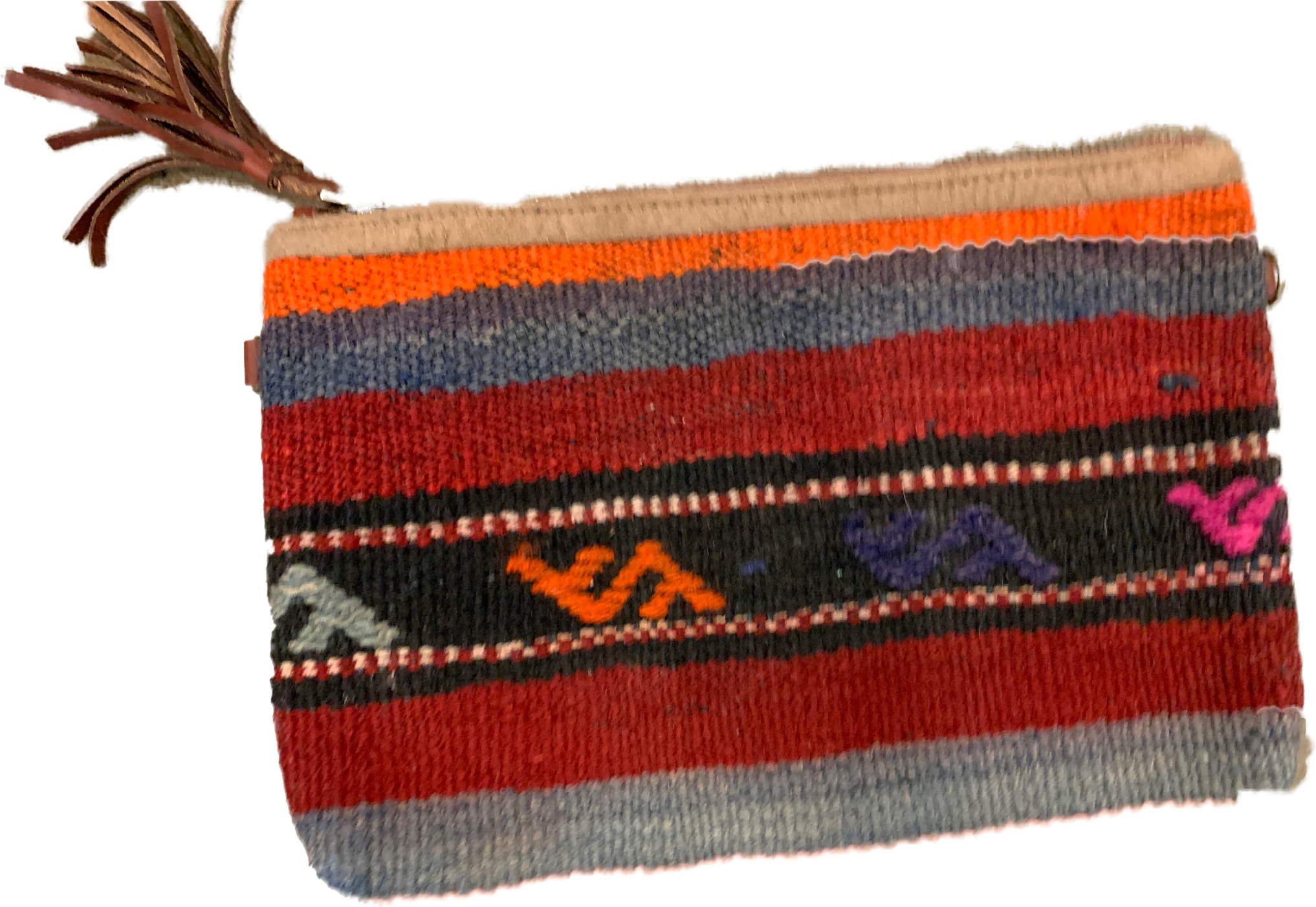 SC29 Single Side Kilim Clutch Front