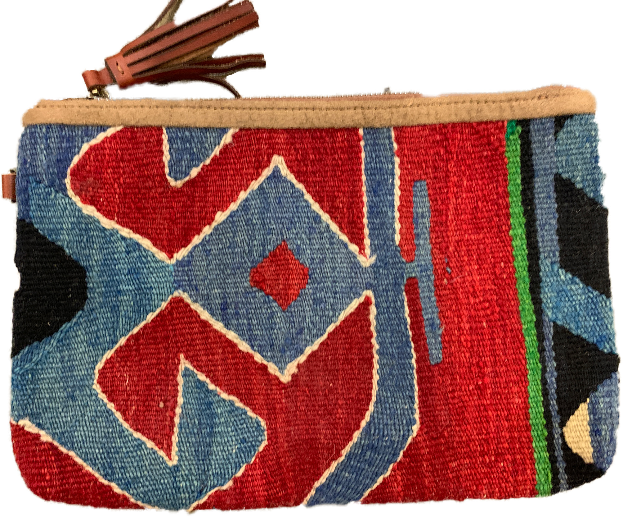 sc36 Single Side Kilim Clutch Front