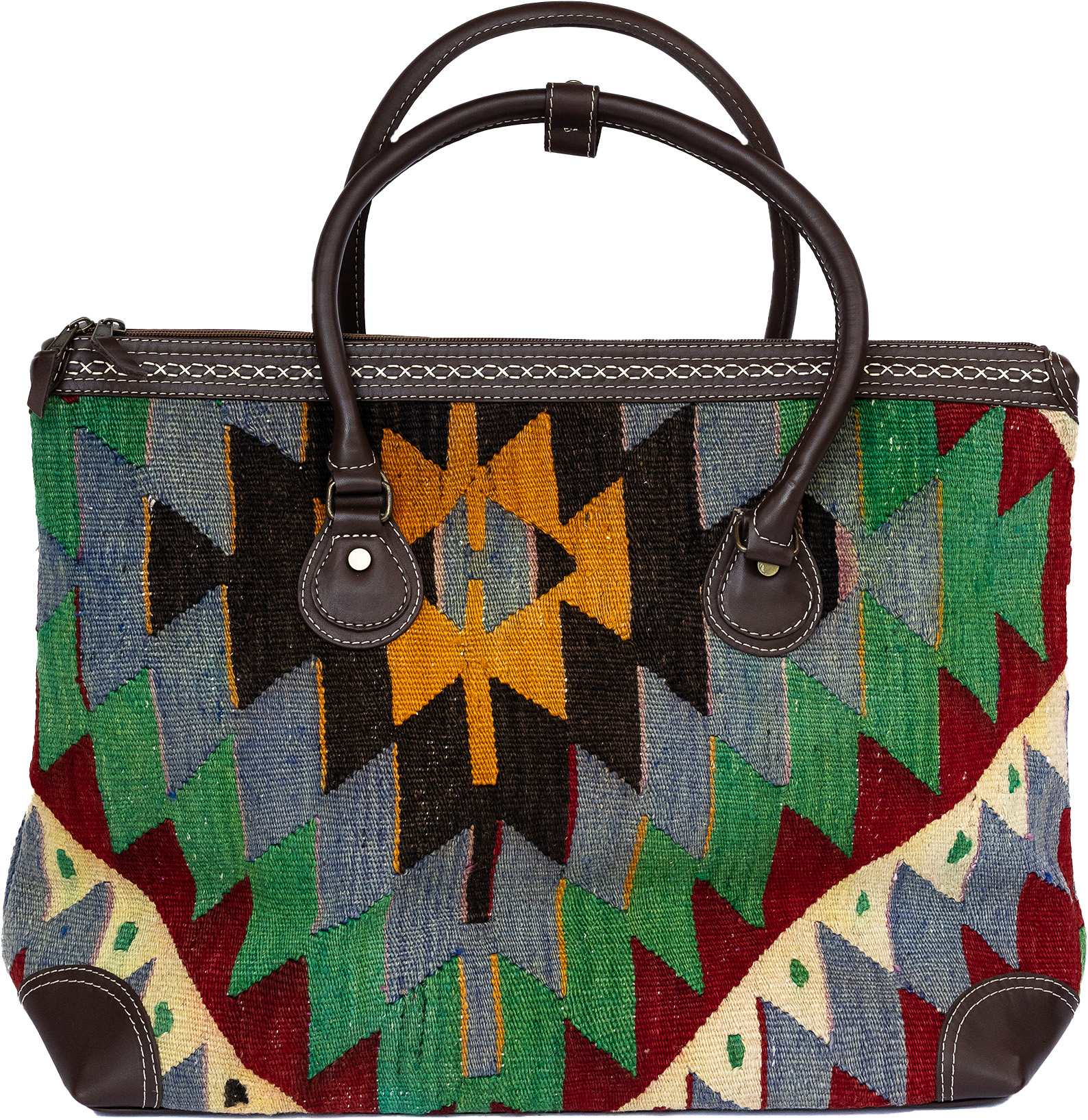 STB4 Small Kilim Tote Bag Front
