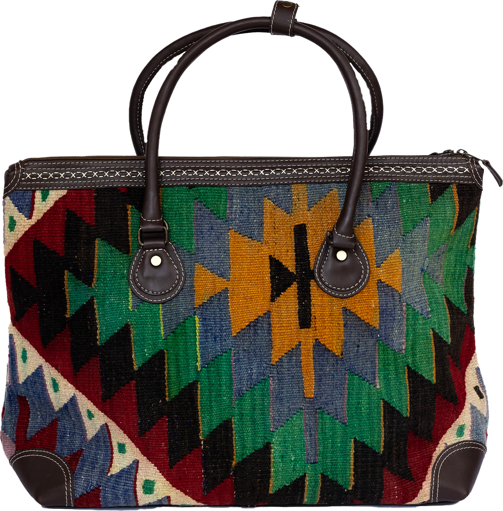 STB3 Small Kilim Tote Bag Back