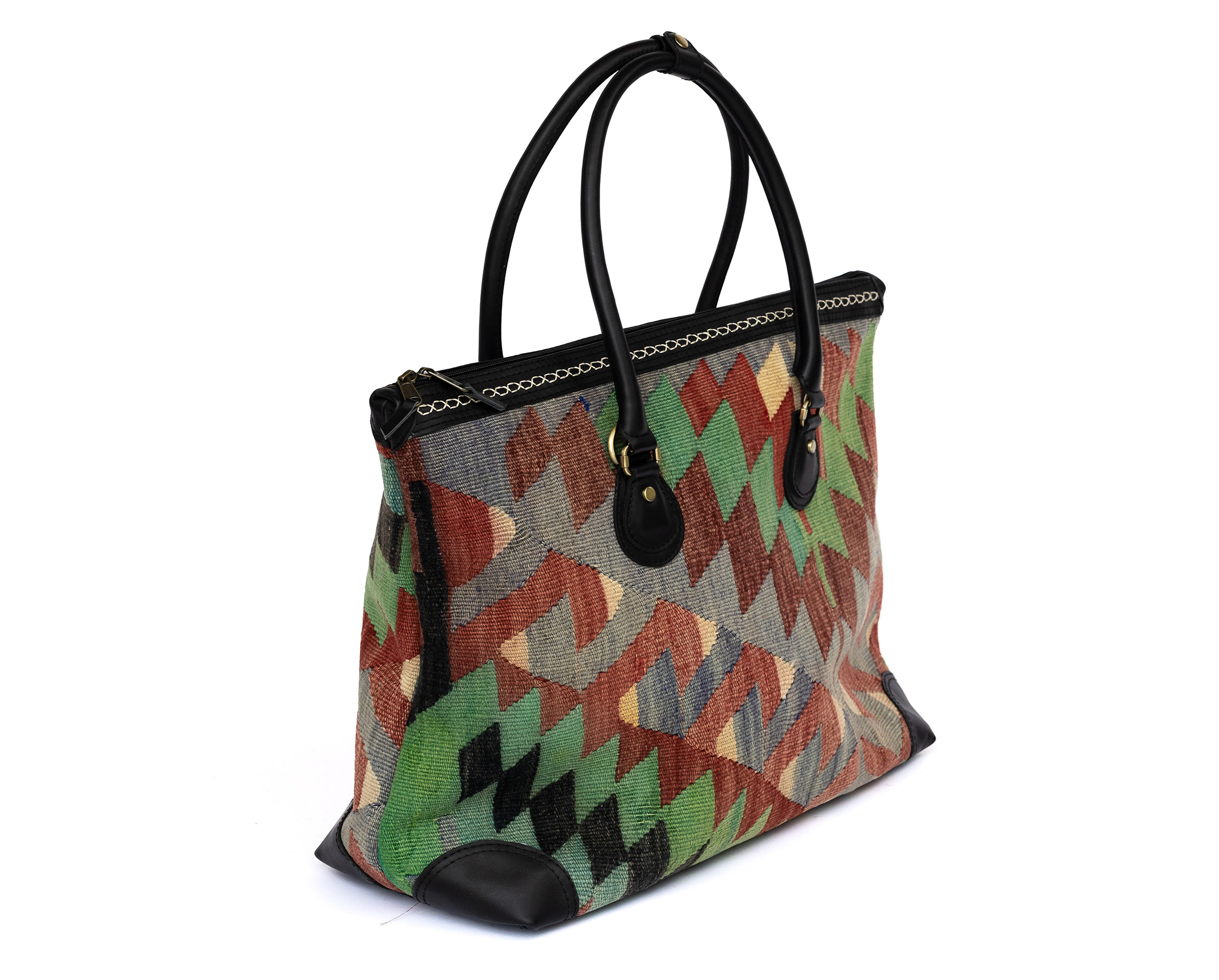 STB4 Small Kilim Tote Bag Side