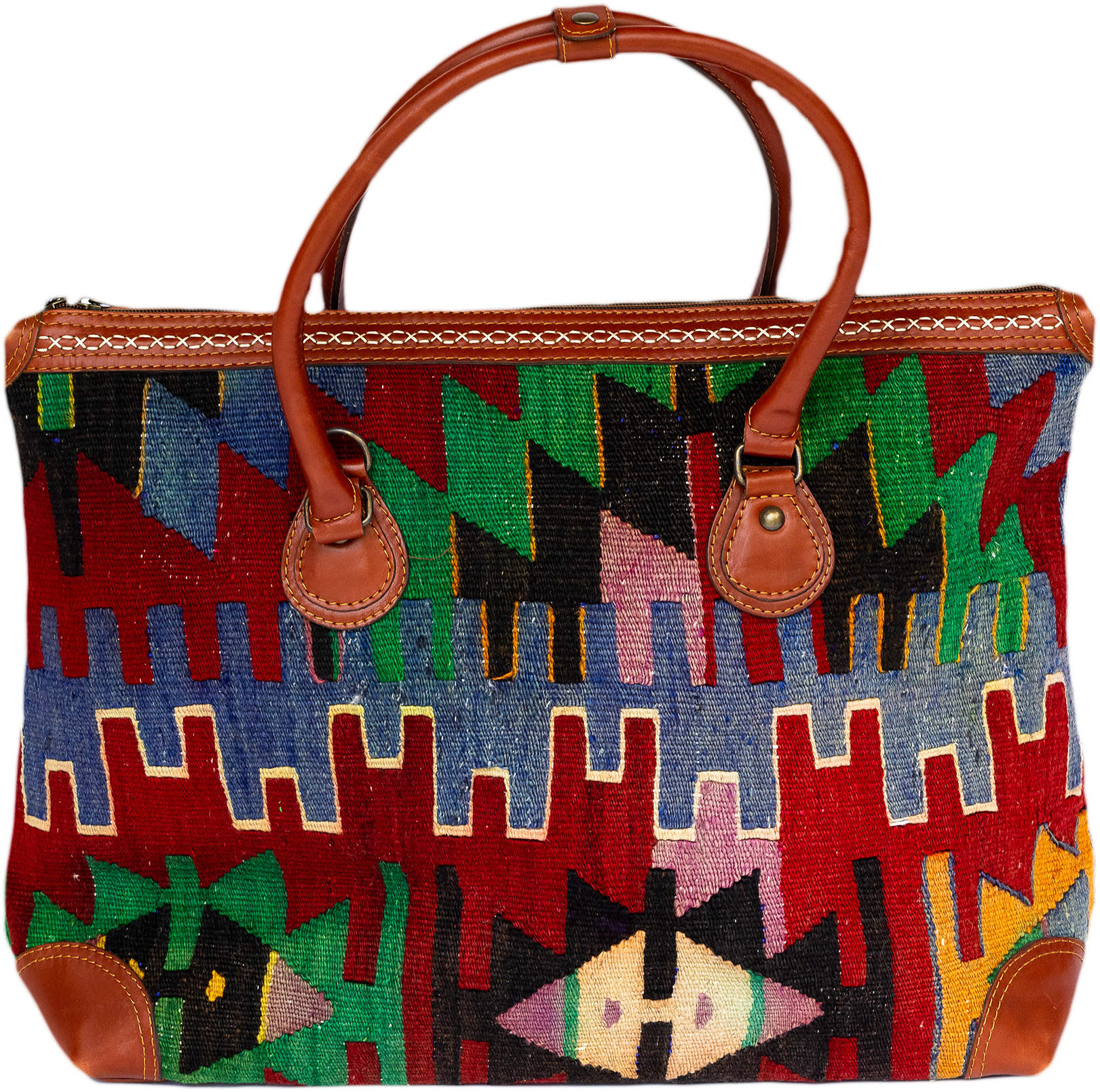 STB6 Back Small Kilim Tote Bag